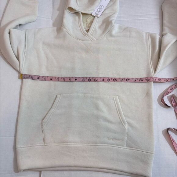 Smartwool Recycled Terry Hoodie Sweatshirt NEW with tags Size XS almond Unisex - Picture 13 of 14